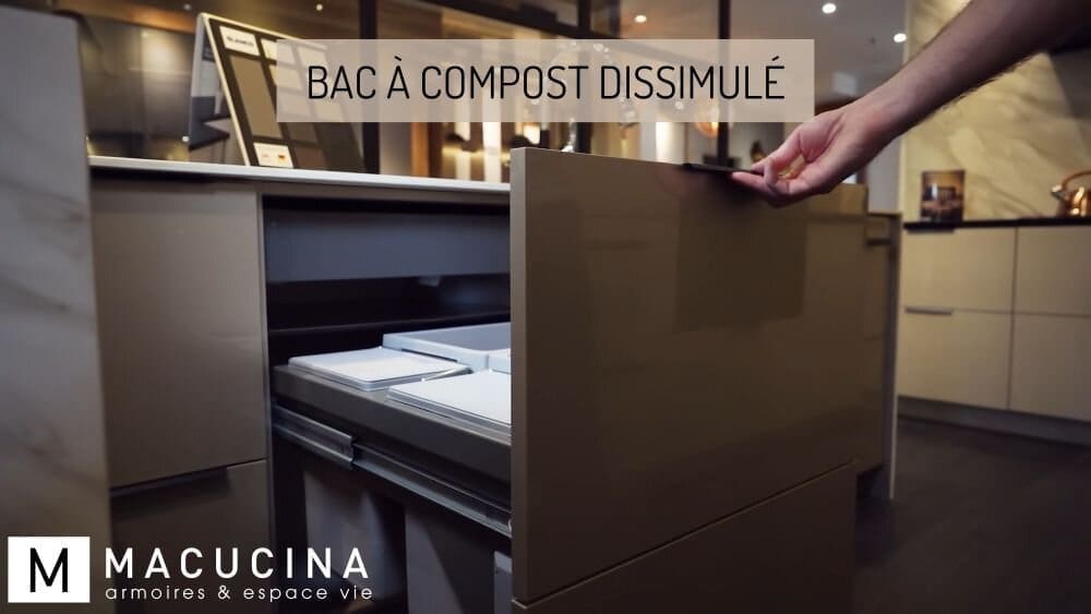 Bac à compost dissimulé