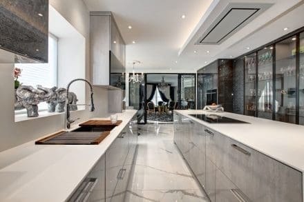 Cuisine tendance bien éclairée