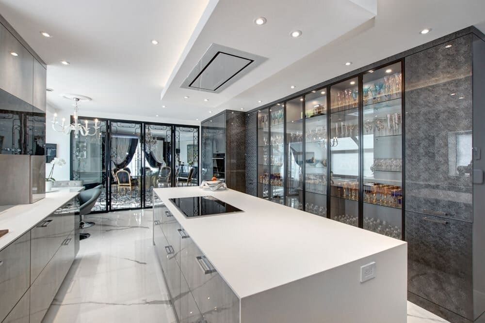 Cuisine tendance au style chic