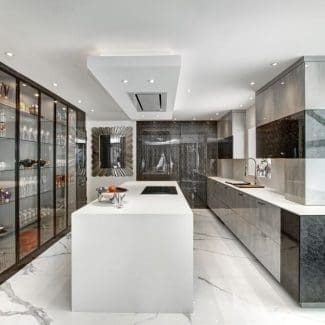 Cuisine tendance au style chic