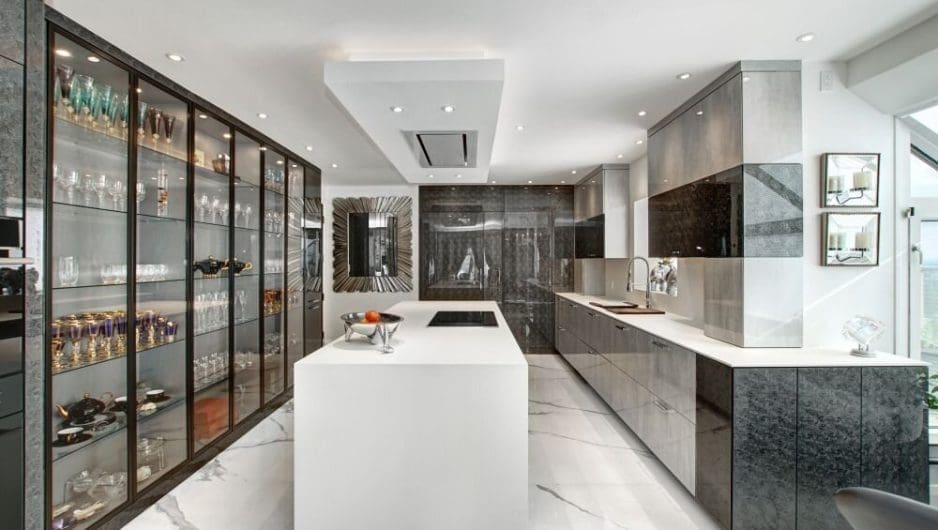 Cuisine tendance au style chic