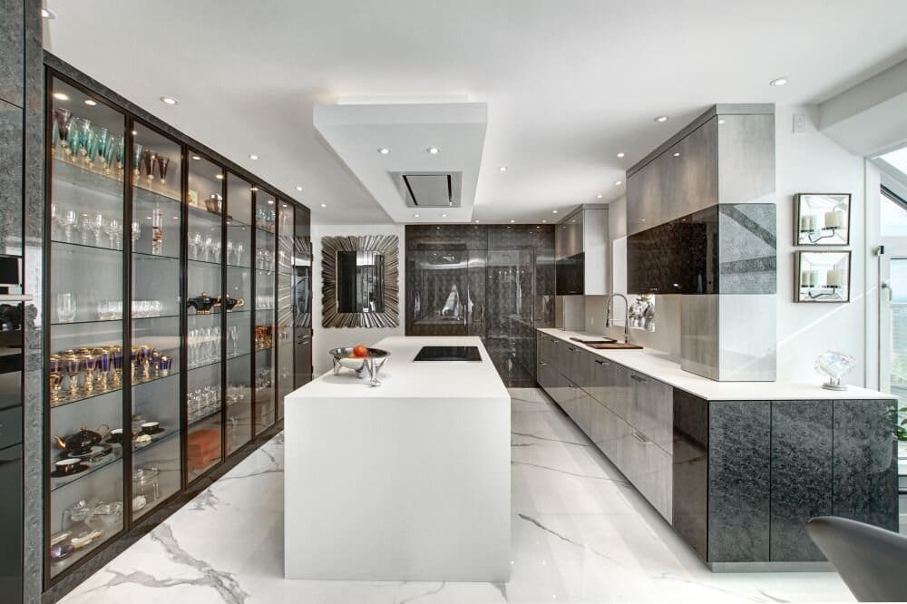 Cuisine tendance au style chic