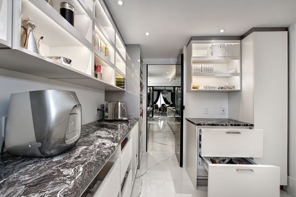 Cuisine tendance au style chic